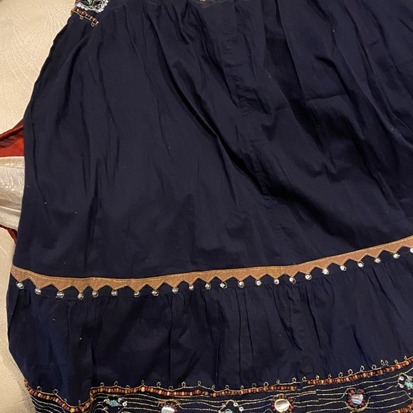 Resembles the native American skirt with lots of embroidery beautiful designNWOT - Picture 2 of 10